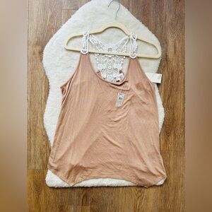 Ava James Women's Tank Top with Lace